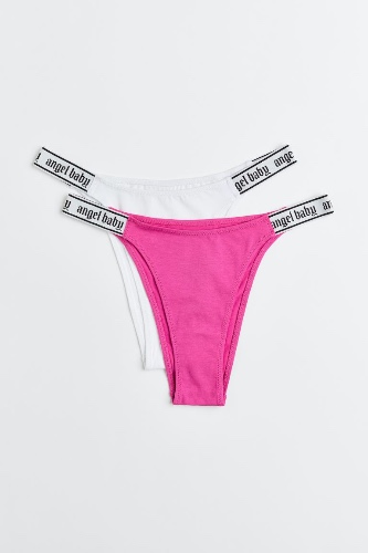 2-pack cotton tanga briefs