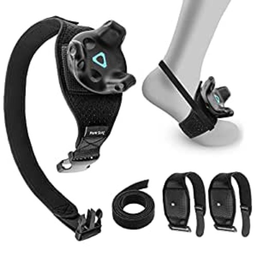 Park Sung Tracker Straps and Belt, Foot Trackerstrap for HTC Vive Tracker, Full Body Tracking, Adjustable, Structure and Material Upgrade, 1TrackBelt+2 TrackStraps+1 Ankle Strap