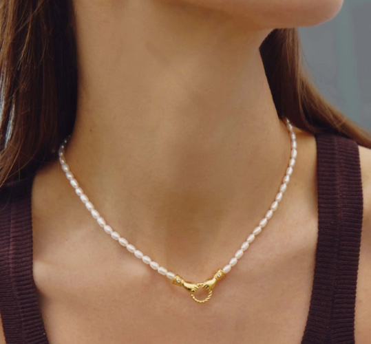 Missoma | HARRIS REED IN GOOD HANDS PEARL PENDANT NECKLACE
