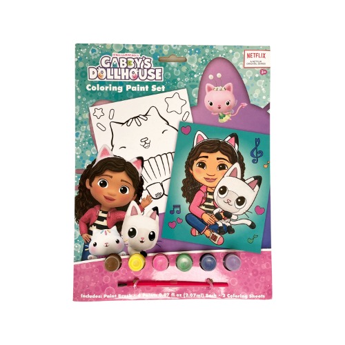 Gabby's Dollhouse Coloring Paint Set