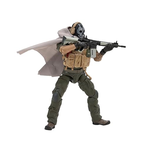 Call of Duty "Ghost (Jawbone) - 6.5-inch Articulated Figure with Swappable Hands and Weapon Accessories - Ghost (Jawbone)