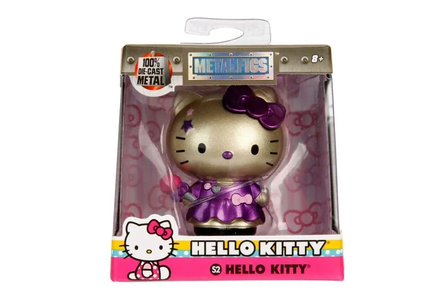 metalfigs Hello Kitty Die-cast Figure S2 - Purple - by Jada Toys