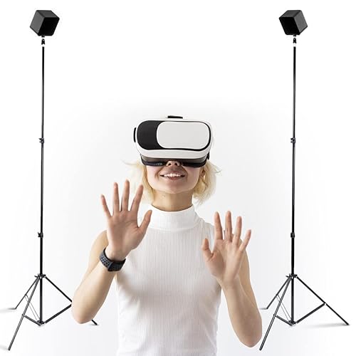 Skywin - Soporte de trípode para VR compatible con la estación base SteamVR 2.0 - Soporte de sensor y estación base para sensores y constelación Oculus Rift (2 unidades)