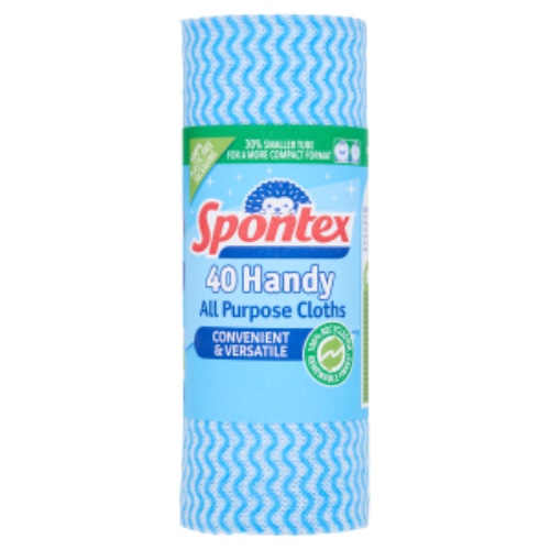 Spontex All Purpose Cloth Roll - 40 Cloths
