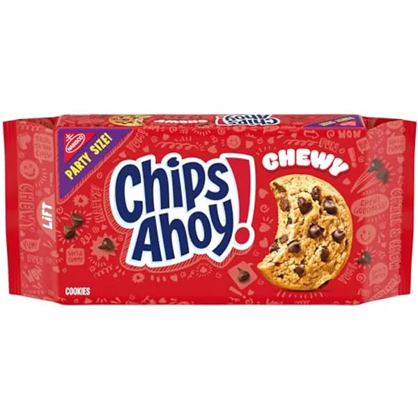 Chips Ahoy! Chewy Chocolate Chip Cookies, Party Size, 26 oz - 1.62 Pound (Pack of 1)