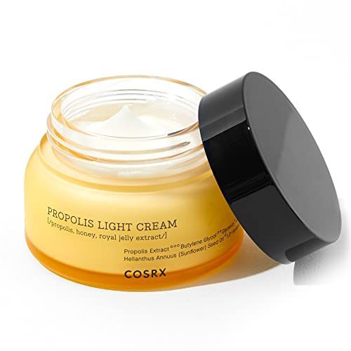COSRX Full Fit Propolis Light Cream, 2,19 fl.oz / 65ml | Idratante | Cura della pelle coreana e senza parabeni