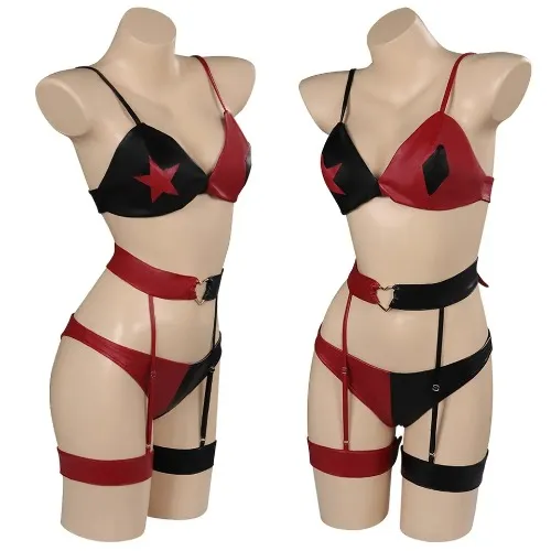 Harley Quinn Lingerie Bikini PVC