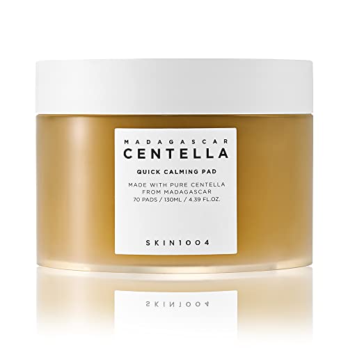SKIN1004 Madagascar Centella Quick Calming Pad 70ea, 130 ml, effetti calmanti rapidi lenitivi per pelli sensibili