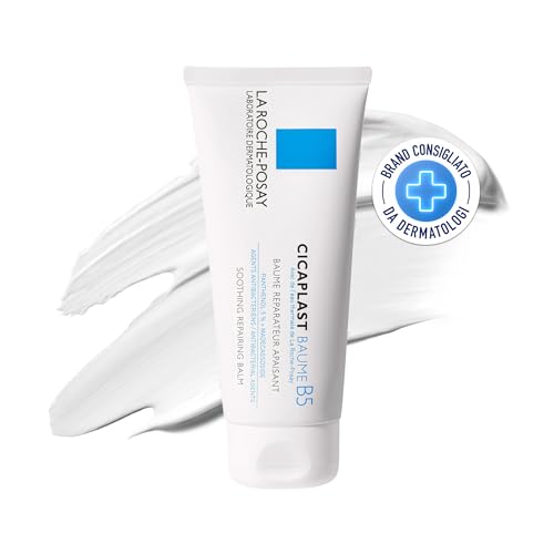 La Roche-Posay Balsamo Viso e Corpo Riparatore, Adatto a Pelli Secche e Sensibili, Azione Anti-rossore, Effetto Lenitivo, Formula con Tribioma, Pantenolo, Madecassoside, Cicaplast Baume B5+, 40 ml