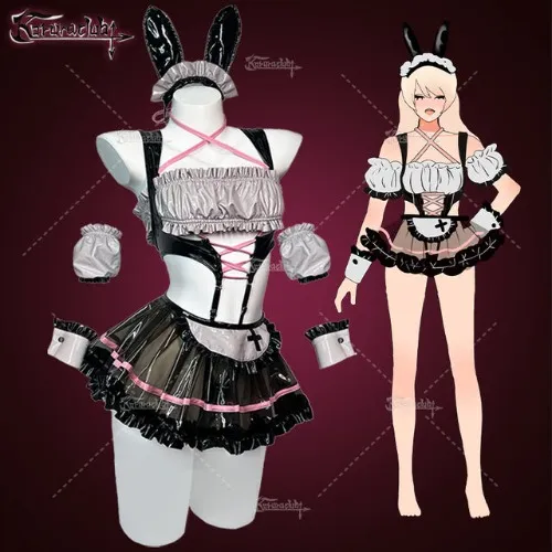 Cosplay Bunny Maid Lingerie KO15（6-Piece Set）