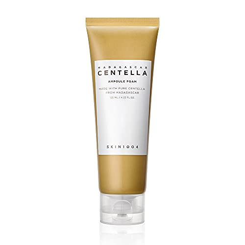 SKIN1004 Madagascar Centella - Schiuma per fiale, 125 ml, detergente per schiuma a pH basso, in polvere di soda naturale, tessuto di cocco