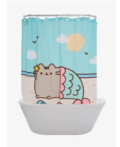 Culture Fly Pusheen Mermaid Shower Curtain Standard
