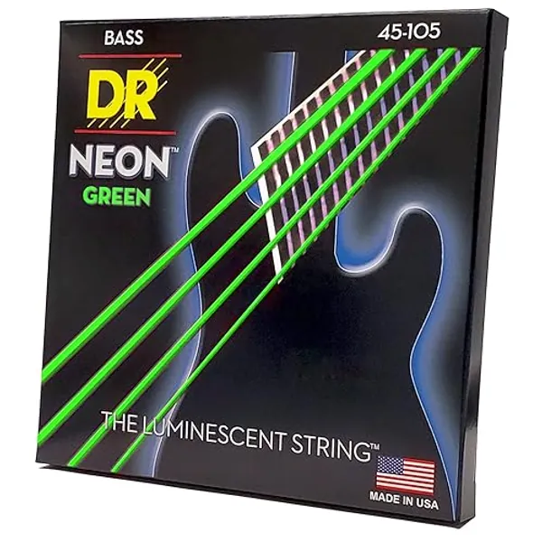 DR Strings HI-DEF NEON Acoustic Guitar Strings (NGB-45) - Strings
