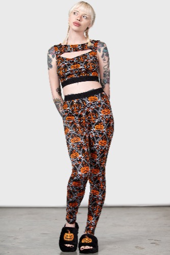 Haunted Leggings - M / Black / 95% Viscose 5% Elastane