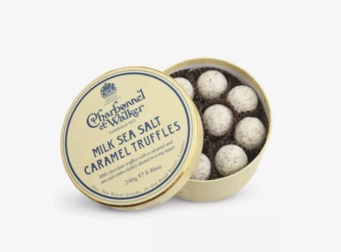 CHARBONNEL ET WALKER Milk chocolate sea salt caramel truffles 240g
