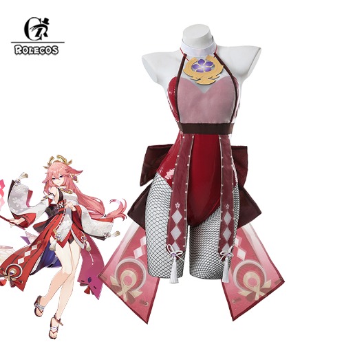 ROLECOS- Genshin Impact - Yae Miko Bunnysuit