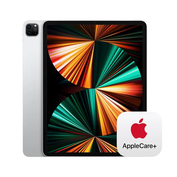 2021 Apple iPad Pro (12.9-inch, Wi-Fi, 2TB) - Silver (5th Generation) With AppleCare+