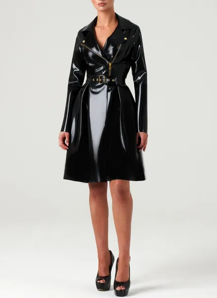 Latex Mayfair Mac | M / Black and Gold
