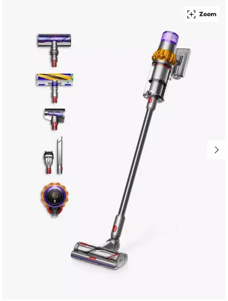 Dyson V15 Detect Absolute Cordless Vacuum Cleaner, Yellow/Nickel