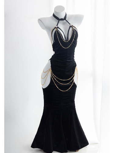 Soul Snatch | "Feast your Eyes" Festive Witch Dress - Black / Dress Only