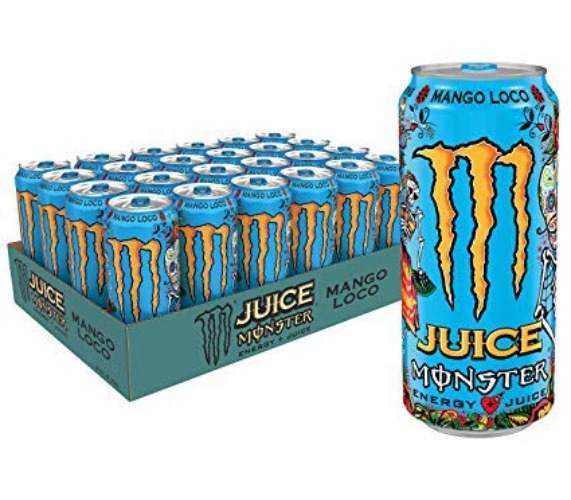 Monster Energy Drinks Mango Loco - Mango Loco - 500 ml (Pack of 12)