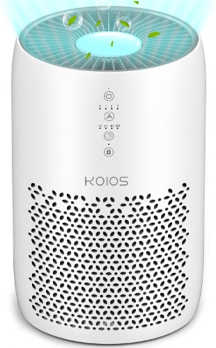 KOIOS Air Purifier, HEPA Air Filter, Odor Eliminator for Allergies/Pets/Smoke/Dust/Pollen - White