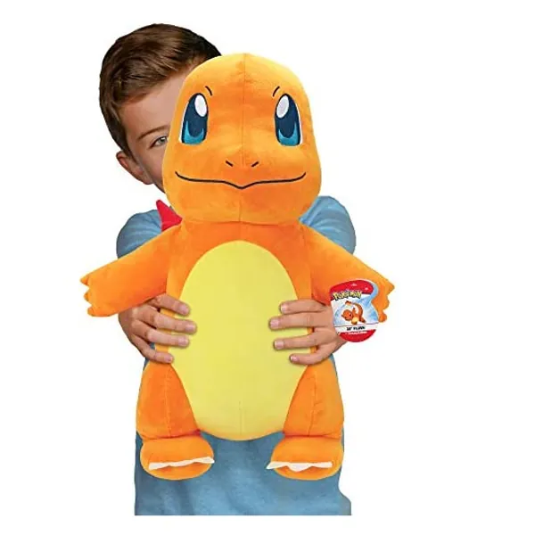 
                            Pokemon Pikachu Plush, 24" Charmander Plush Toy - Adorable, Super Sized Plush - Made from Ultra-Soft Plush Material, Perfect for Playing and Displaying - Gotta Catch ‘Em All
                        