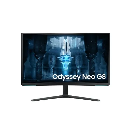 Samsung Odyssey Neo G8 Gaming Monitor S32BG850NU, 32 Zoll, VA-Panel, 4K UHD-Auflösung, AMD FreeSync Premium Pro, 1 ms Reaktionszeit, 240 Hz