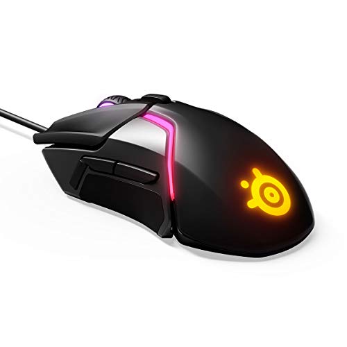 SteelSeries Rival 600 Gaming Mouse - 12,000 CPI TrueMove3Plus Dual Optical Sensor - 0.5 Lift-off Distance - Weight System - RGB Lighting,black