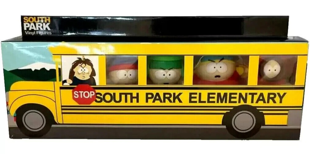 SOUTH PARK ELEMENTARY SCHOOL BUS VINYL FIGURE SET