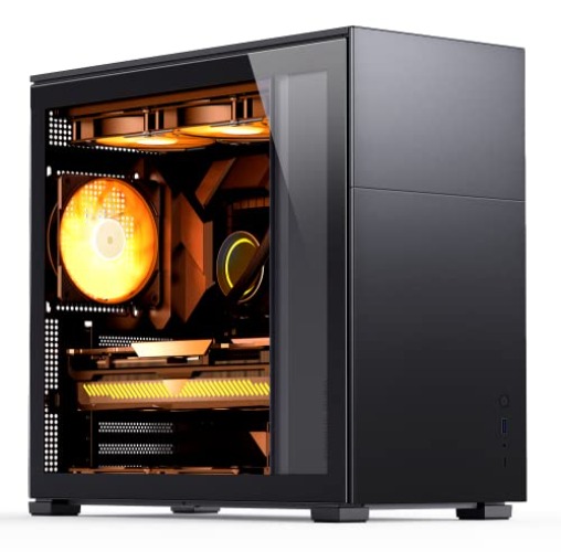 Jonsbo D41 Midi-Tower PC-Gehäuse Schwarz