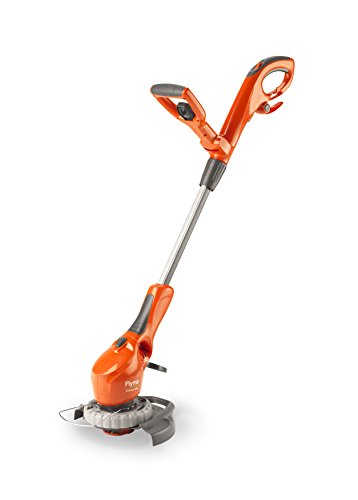 Flymo Contour 500E Electric Grass Trimmer and Edger, 500 W, Cutting Width 25 cm, Orange - 500 W - Corded - Single