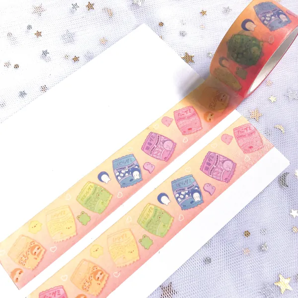 Rainbow Gummy Washi Tape | Cute Kawaii Stationaries