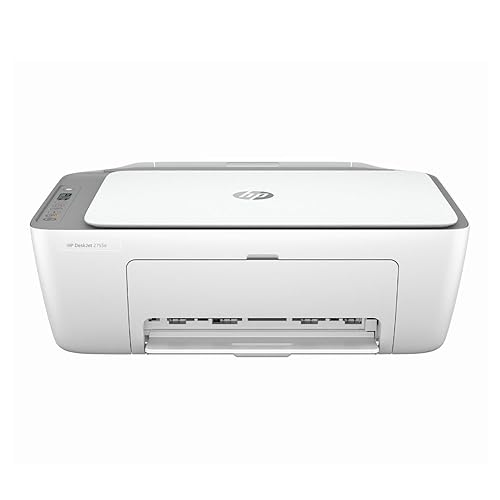 HP DeskJet 2755e Wireless Color inkjet-printer, Print, scan, copy, Easy setup, Mobile printing, Best-for home, 3 months of Instant Ink included,white - 2755e