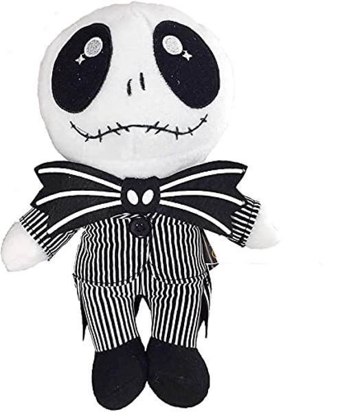 Jack Skellington Plush Doll - illuOkey Nightmare Before Christmas Toys - Pumpkin King Plush Stuffed Lovely Baby Dolls (9.5 Inches, Black)