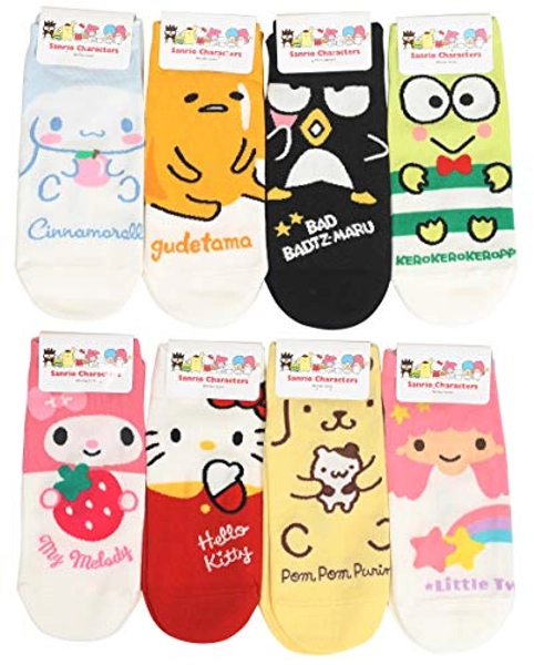 CUSTOMONACO Womens Sanrio Characters Cartoon Novelty Socks