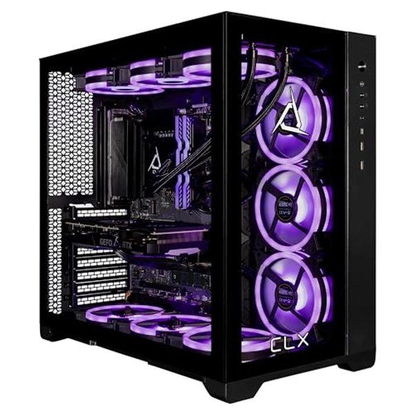 CLX Set Gaming PC - Intel Core i9 13900KF 3.0GHz, GeForce RTX 4070, 2TB NVMe M.2 SSD, 6TB HDD, 64GB DDR5 RGB Memory, 360mm AIO, WiFi, Windows 11 Home, Black