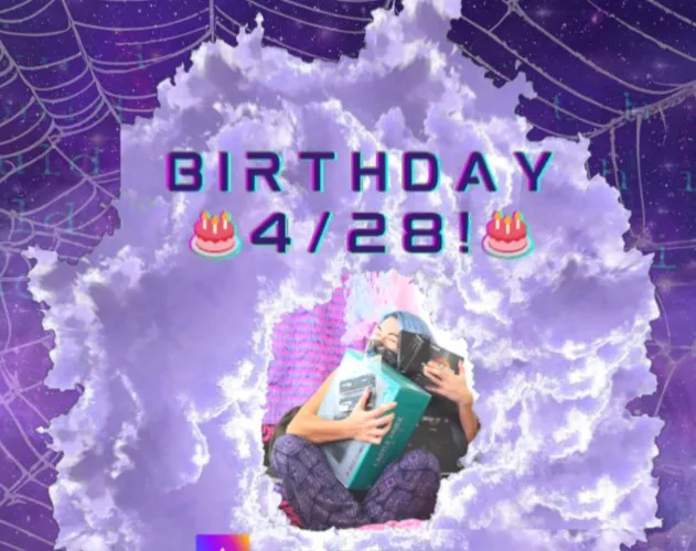 A birthday giggle!  :D