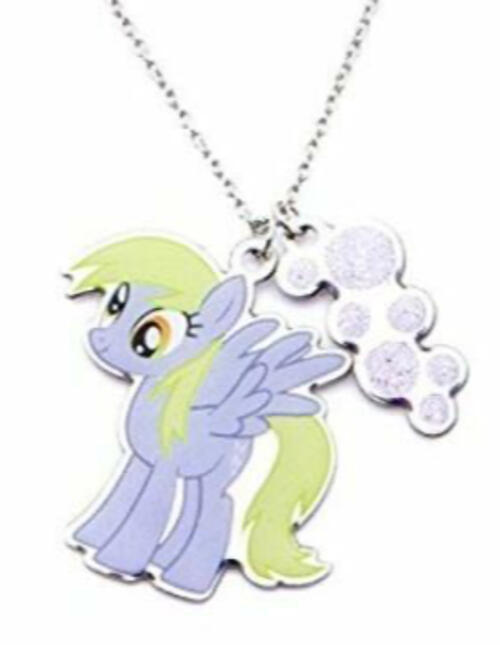 My Little Pony Stainless Steel Dual Pendant Necklace - Derpy Hooves / Muffins