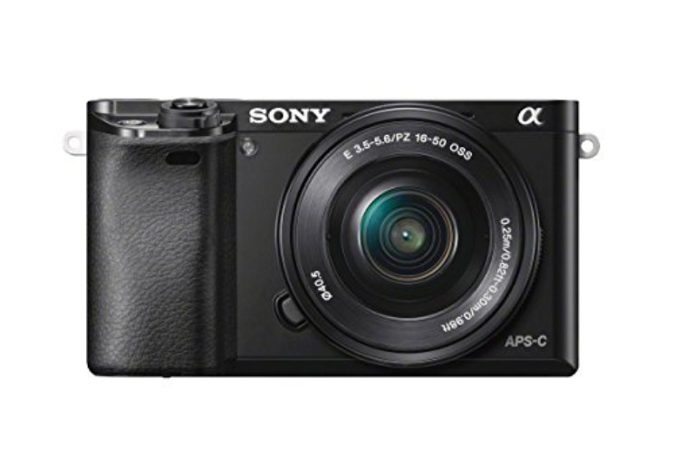 Sony A6000 Interchangeable Lens Digital Camera with SELP1650 Lens Kit - Black (24.3MP) (Renewed) - ILCE6000LB.CEC - Black
