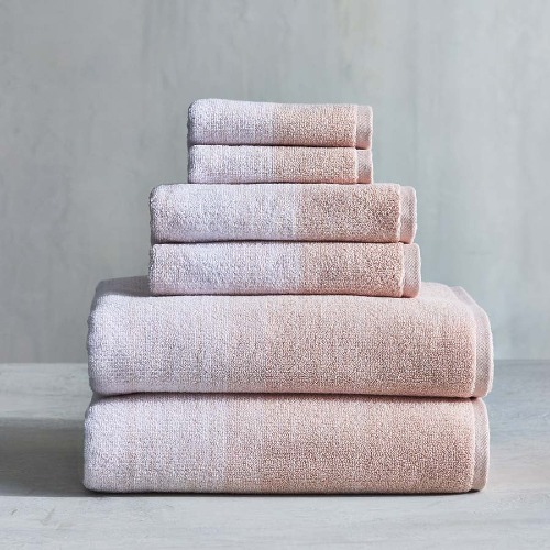 Better Homes & Gardens Signature Soft Heathered 6 Piece Towel Set, Cherry Blossom Pink