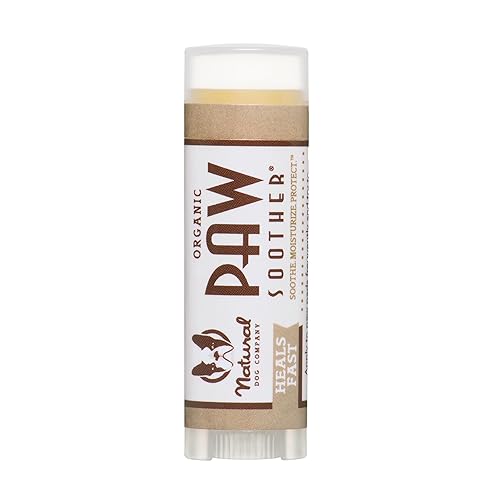 Natural Dog Company Paw Soother Balm, Travel Stick, 0.15 oz, Dog Paw Cream and Lotion, Moisturizes & Soothes Irritated Paws & Elbows, Protects from Cracks & Wounds - 0.15 oz. -Travel Stick
