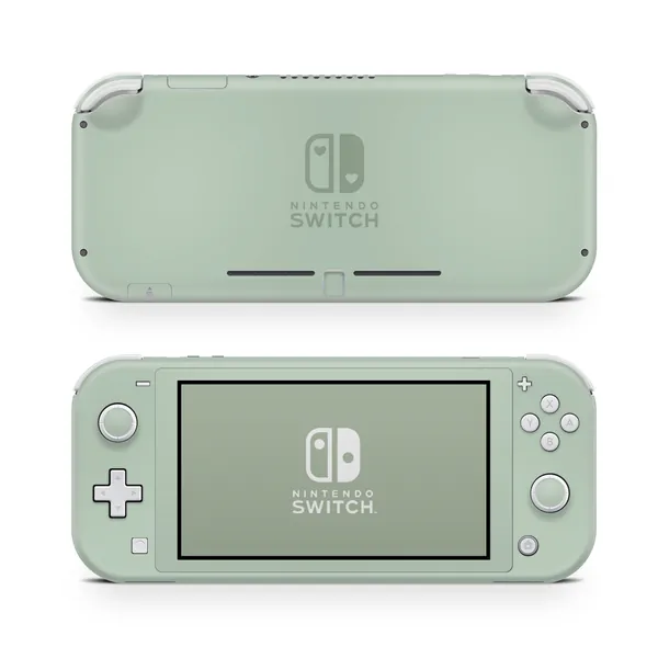 Nintendo Switch Lite Skin Wrap Premium Vinyl Neutral Sage Green Cover
