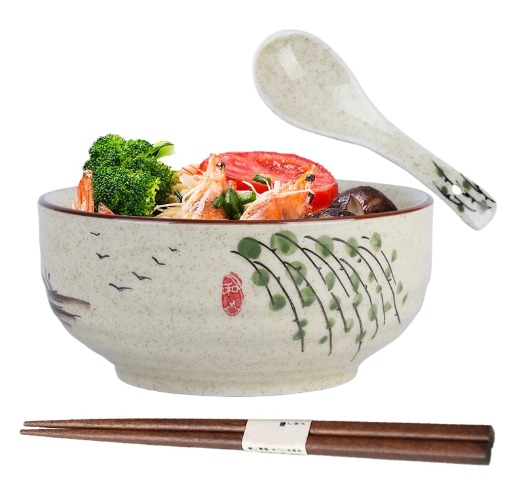 ⋆｡°✩ Cutest ramen bowl set