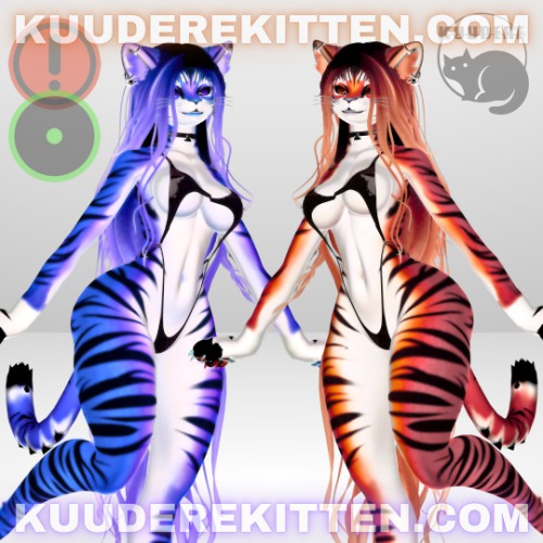 [OPTIMIZED] Callie, Female Furry Tiger Avatar  [3.0][SPS][VRCHAT AVATAR]