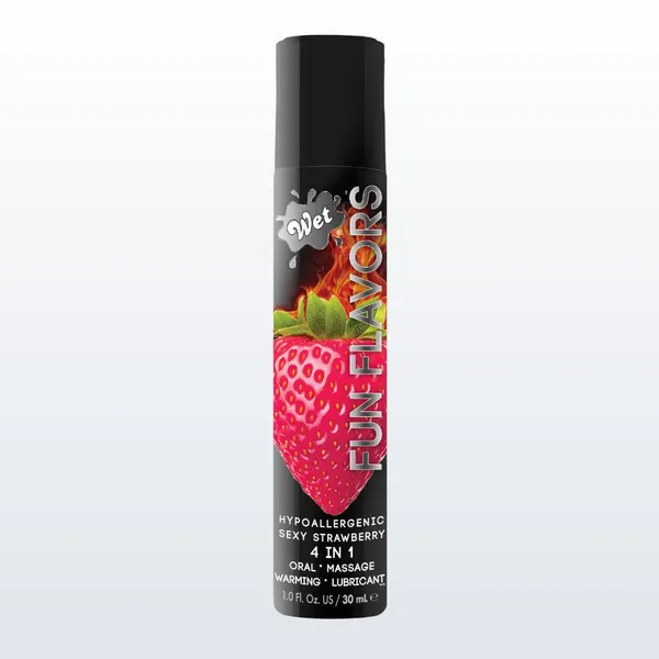 Wet "Sexy Strawberry" Warming Lubricant 🍓 - 1oz Bottle
