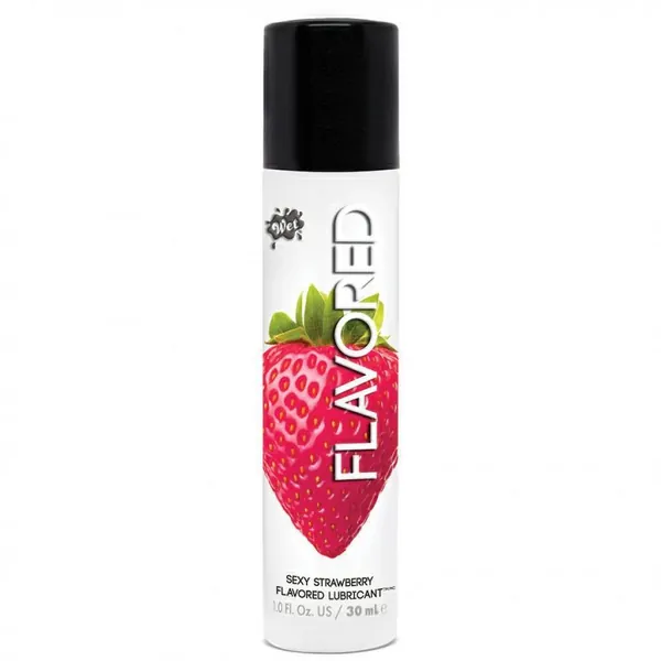 Wet Flavored "Sexy Strawberry" Flavored Lubricant 🍓 - 1oz Bottle