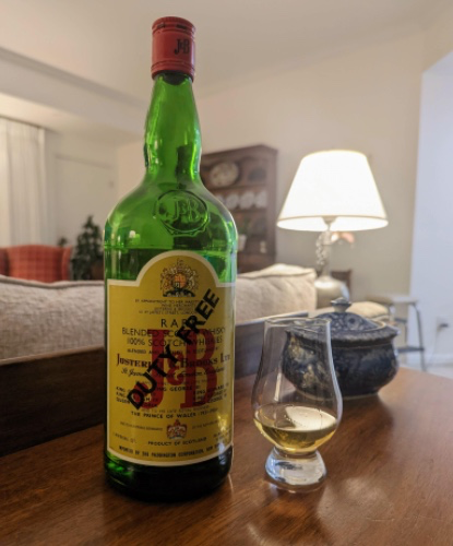 J&B Rare Blended Scotch Whisky