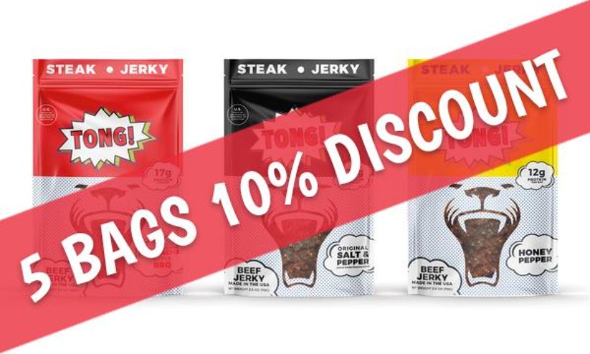 5 Bags for 10% Discount - Bundle #458674