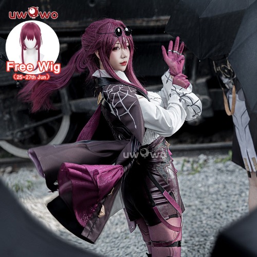 【Pre-sale】Uwowo Honkai Star Rail Kafka Stellaron Hunters HSR Nihility Cosplay Costume - XXL